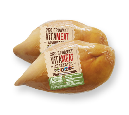 Филе куриное "VitaMeat" копчено-вареное